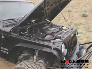 Jeep Wrangler JK Cold Air Intake - 3.6L V6 - Dry Extendable Jeep Wrangler JK Cold Air Intake - 3.6L V6 - Dry Extendable